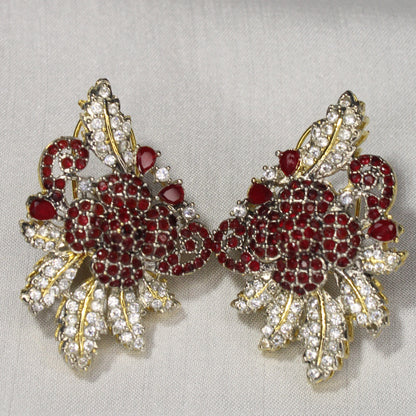 Elmas Clicekler Ear Ring