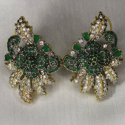 Elmas Clicekler Ear Ring
