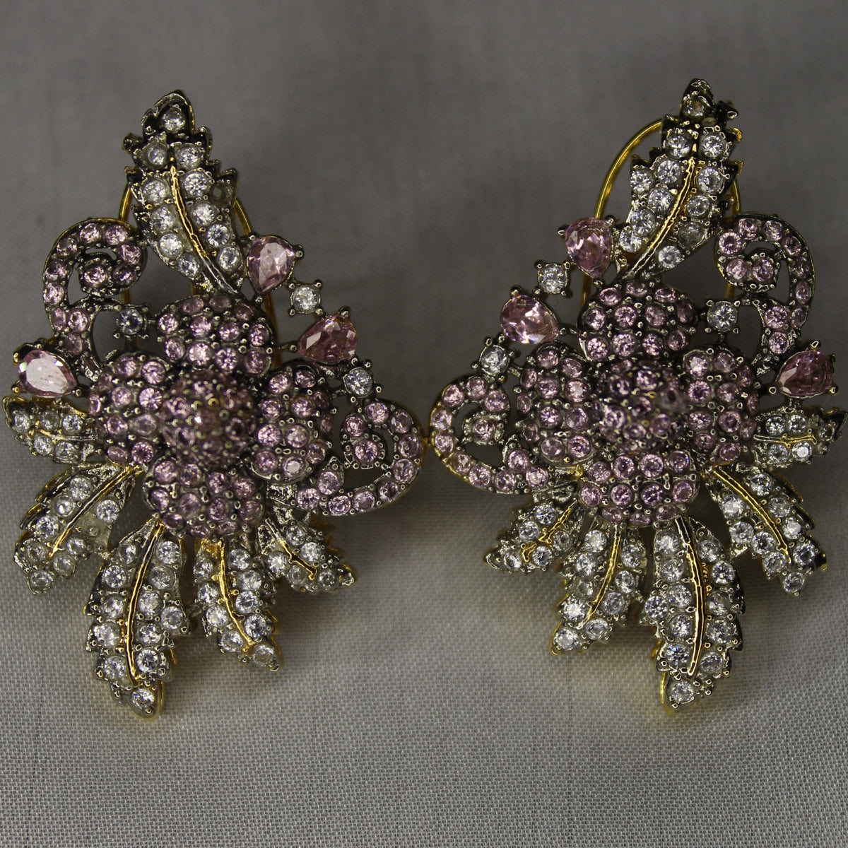 Elmas Clicekler Ear Ring