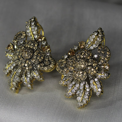 Elmas Clicekler Ear Ring