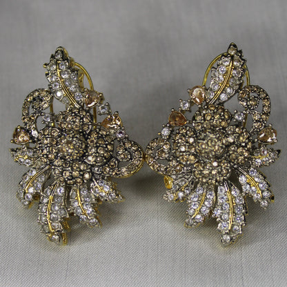 Elmas Clicekler Ear Ring