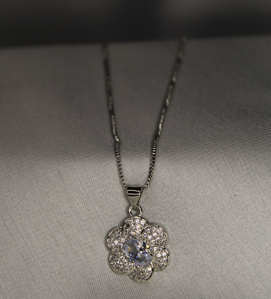 Floral Locket Metallic